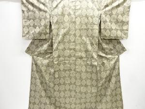 抽象花模様織り出し西陣お召着物